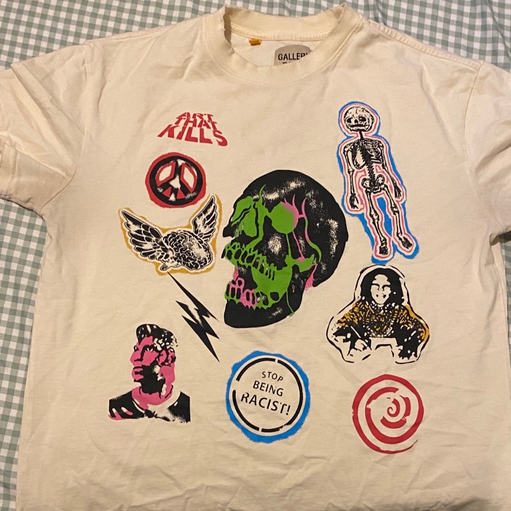 Gallery Dept White Graphic Kids Tee
